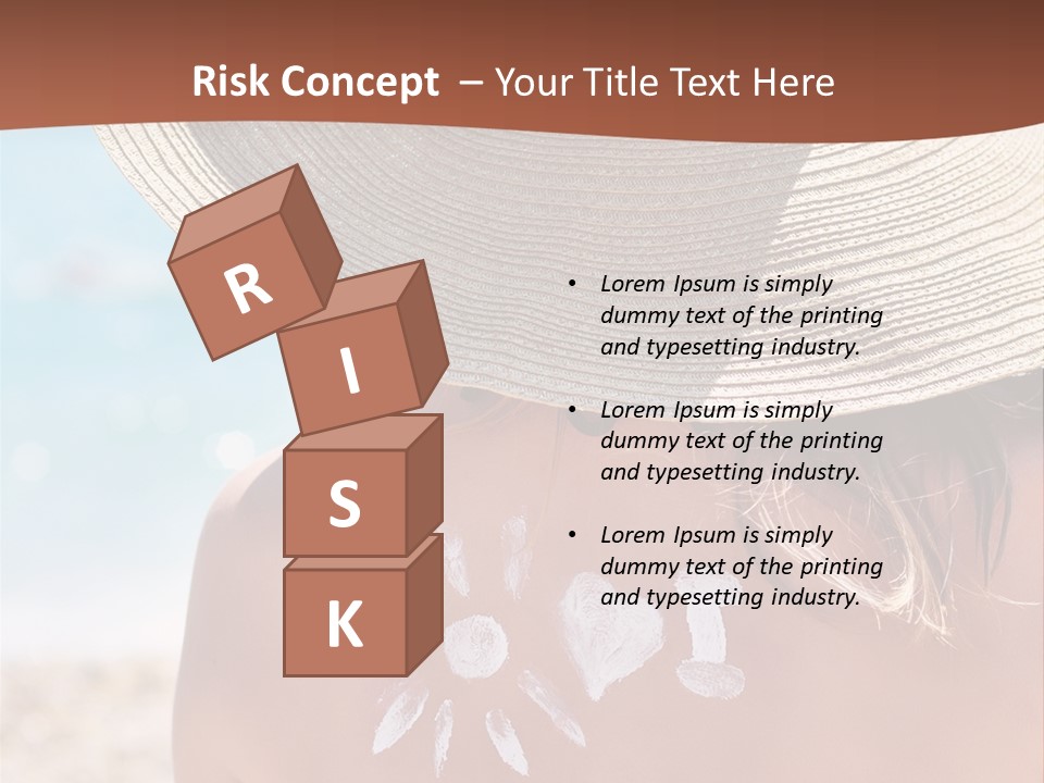 Bathing Close Symbolic PowerPoint Template