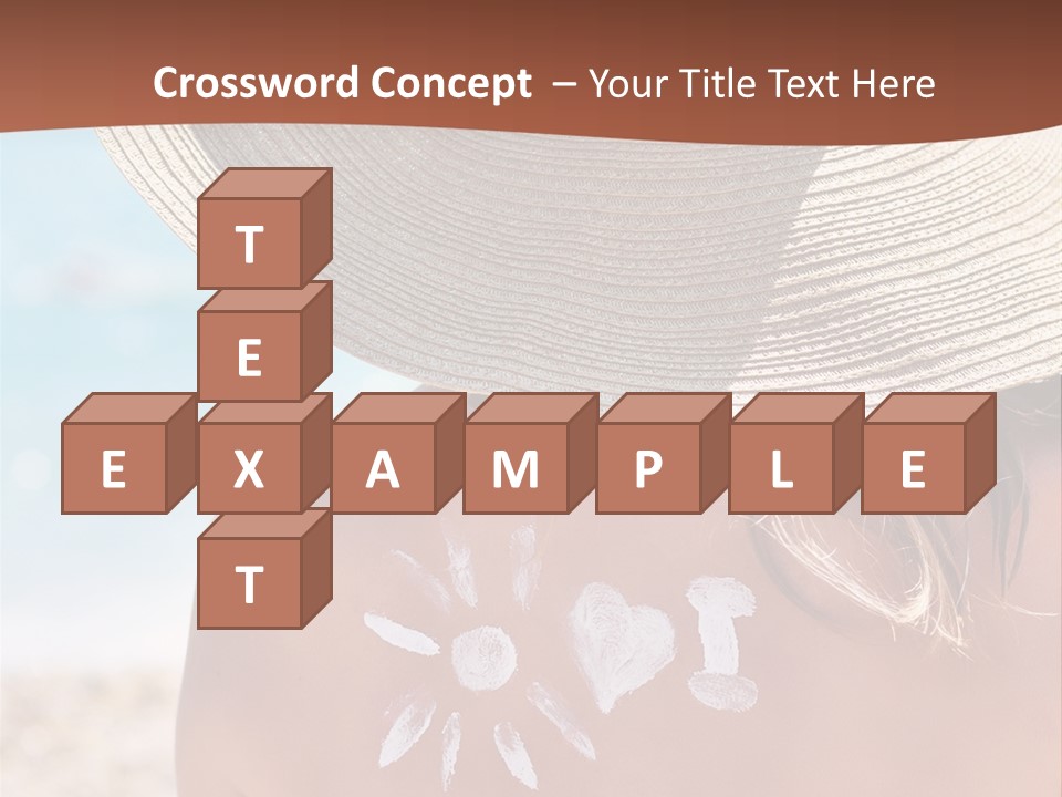 Bathing Close Symbolic PowerPoint Template