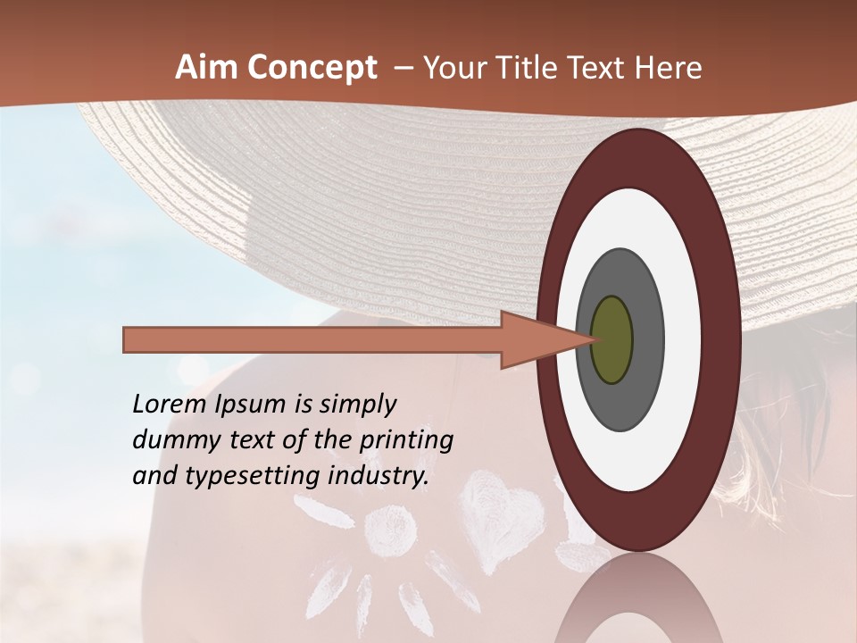 Bathing Close Symbolic PowerPoint Template