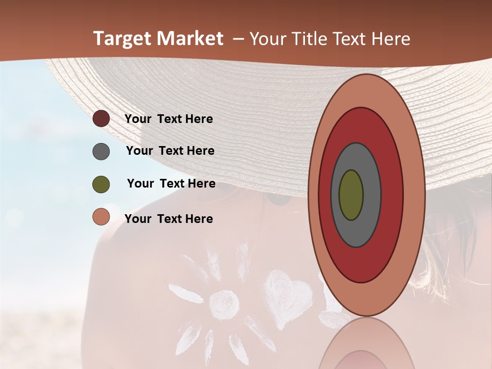 Bathing Close Symbolic PowerPoint Template