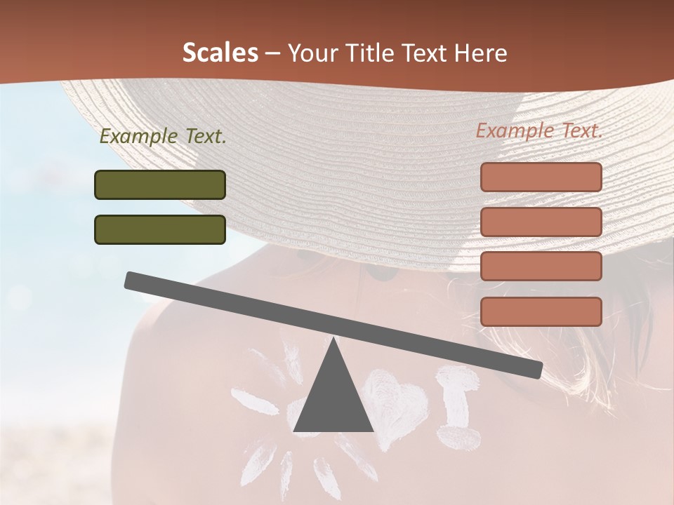 Bathing Close Symbolic PowerPoint Template