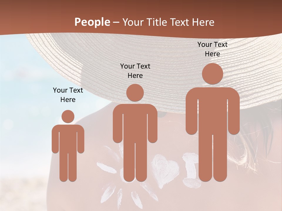 Bathing Close Symbolic PowerPoint Template