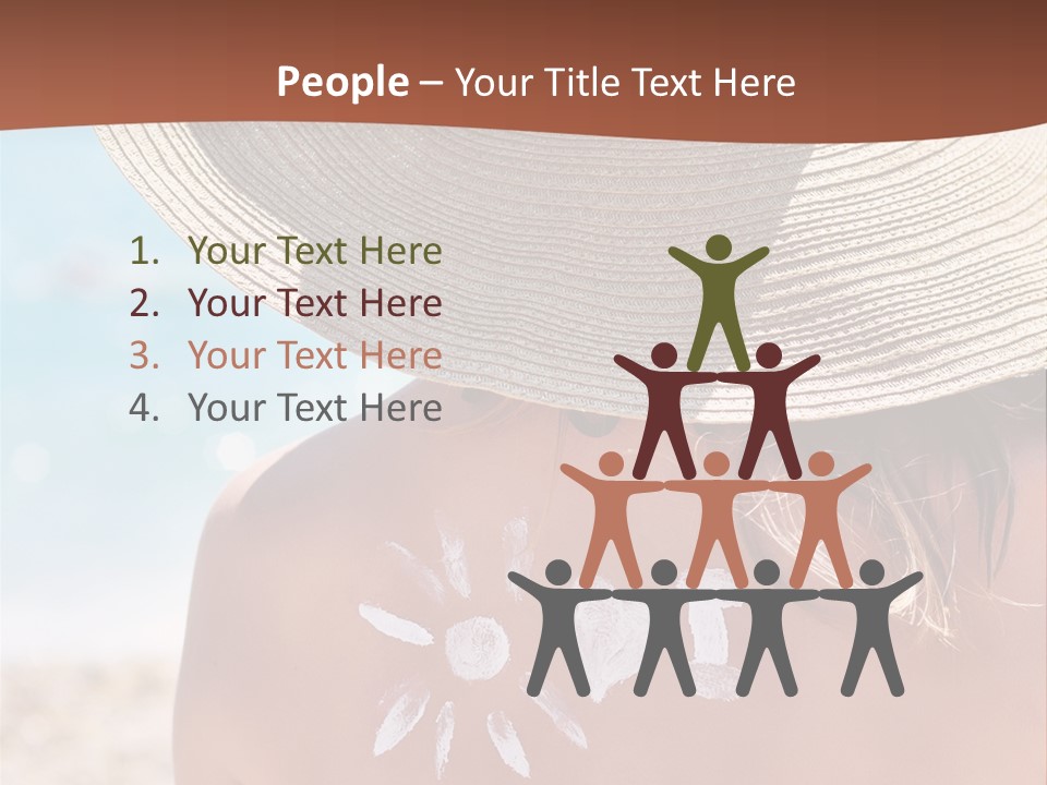 Bathing Close Symbolic PowerPoint Template