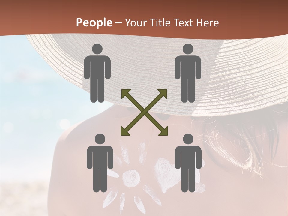 Bathing Close Symbolic PowerPoint Template