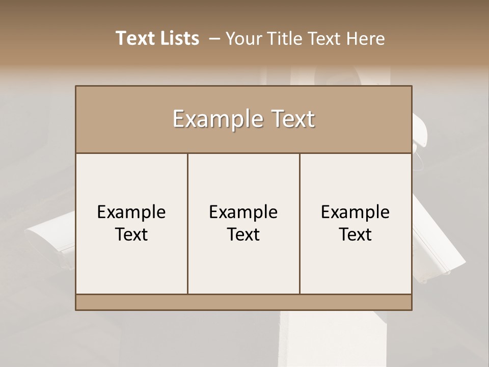 Spy Industry Look PowerPoint Template