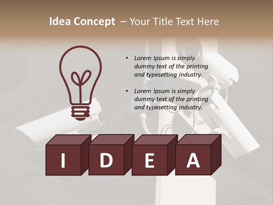 Spy Industry Look PowerPoint Template