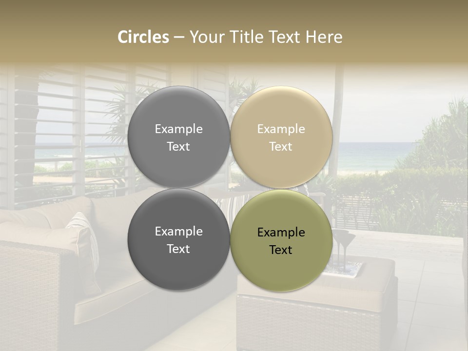 Vacation Domestic Balcony PowerPoint Template