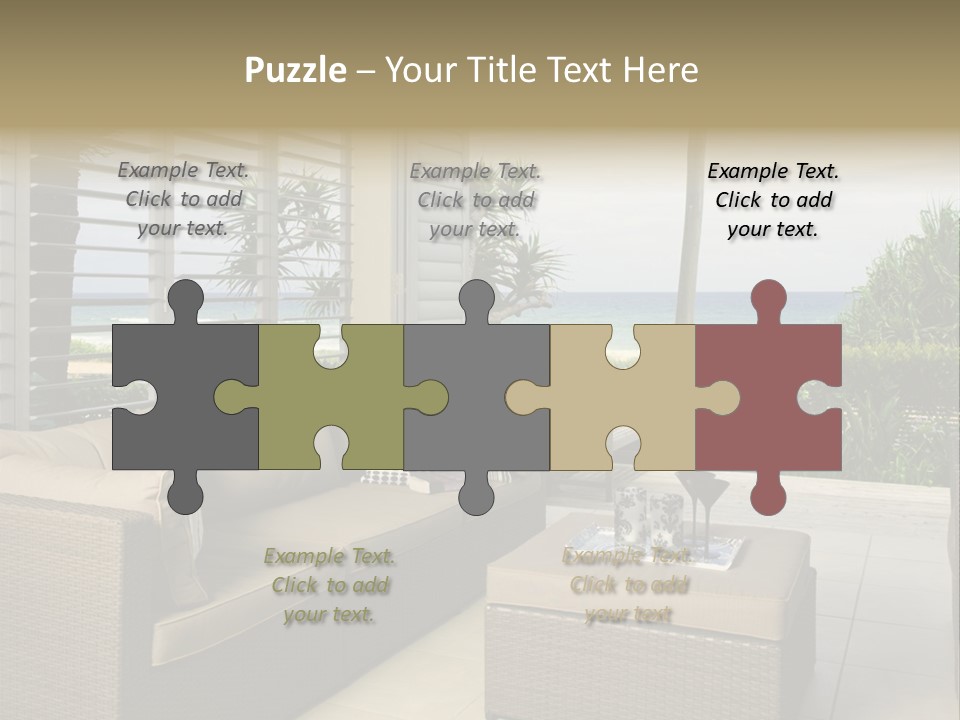 Vacation Domestic Balcony PowerPoint Template