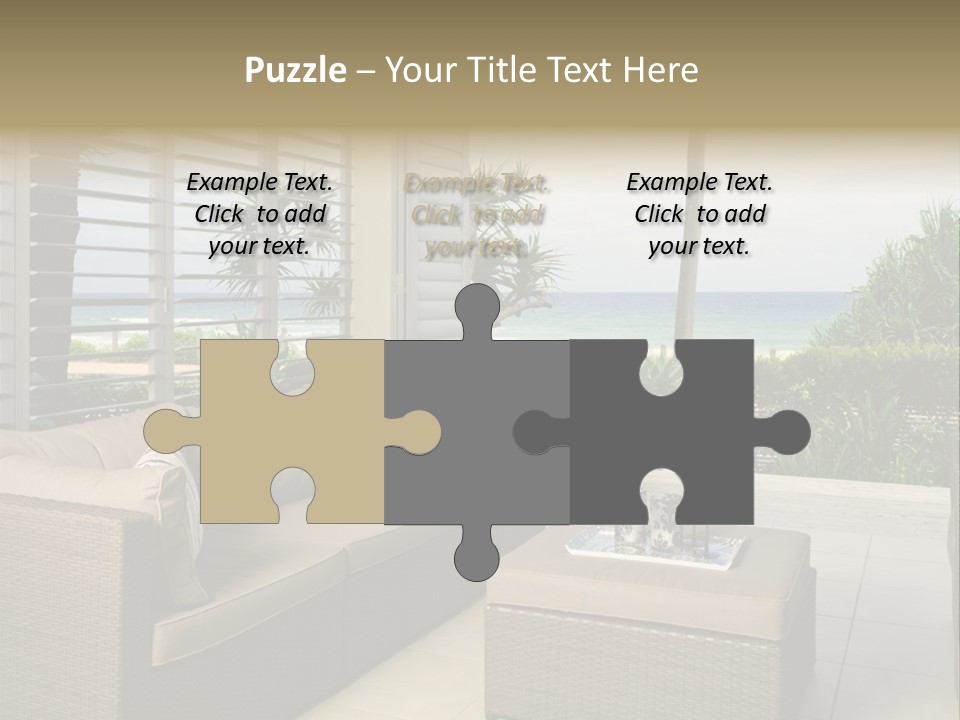 Vacation Domestic Balcony PowerPoint Template