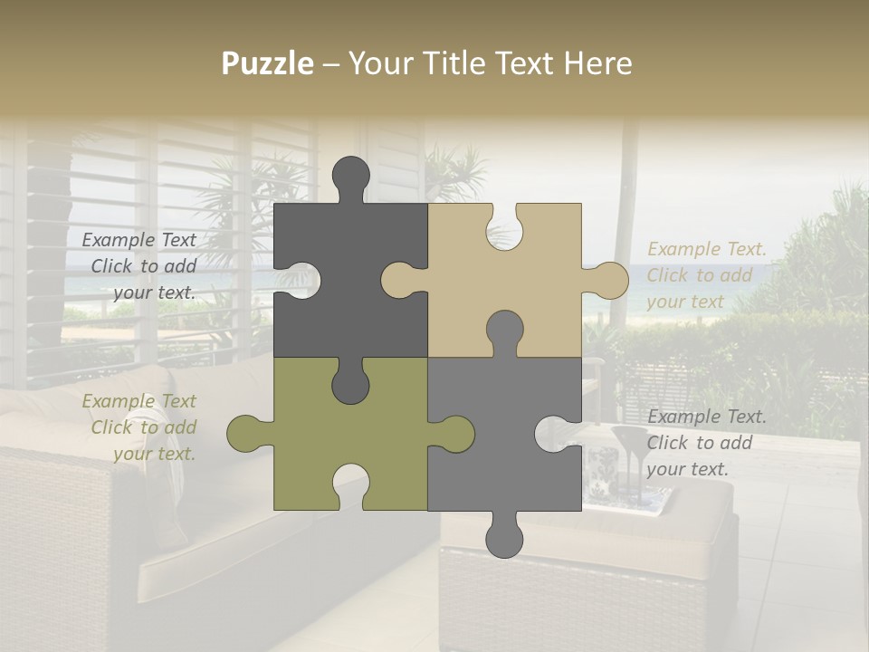 Vacation Domestic Balcony PowerPoint Template