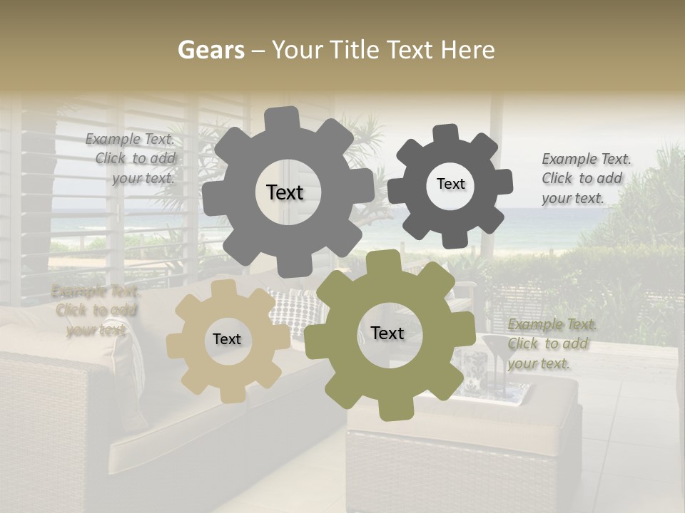 Vacation Domestic Balcony PowerPoint Template