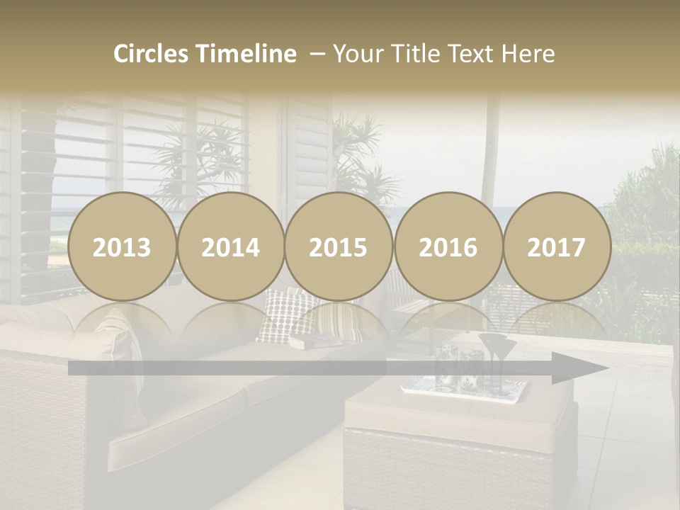 Vacation Domestic Balcony PowerPoint Template