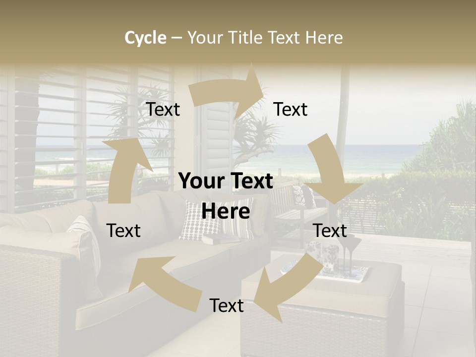 Vacation Domestic Balcony PowerPoint Template