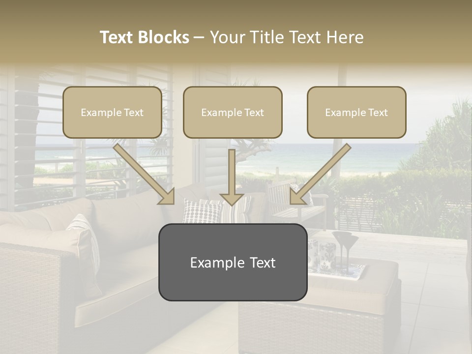 Vacation Domestic Balcony PowerPoint Template