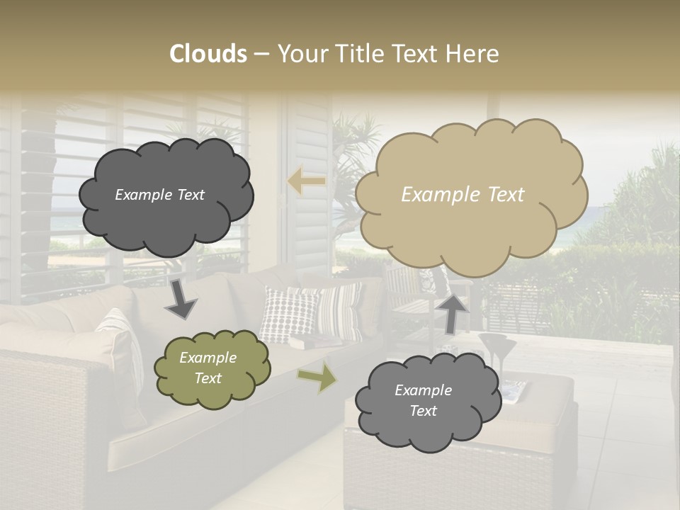 Vacation Domestic Balcony PowerPoint Template