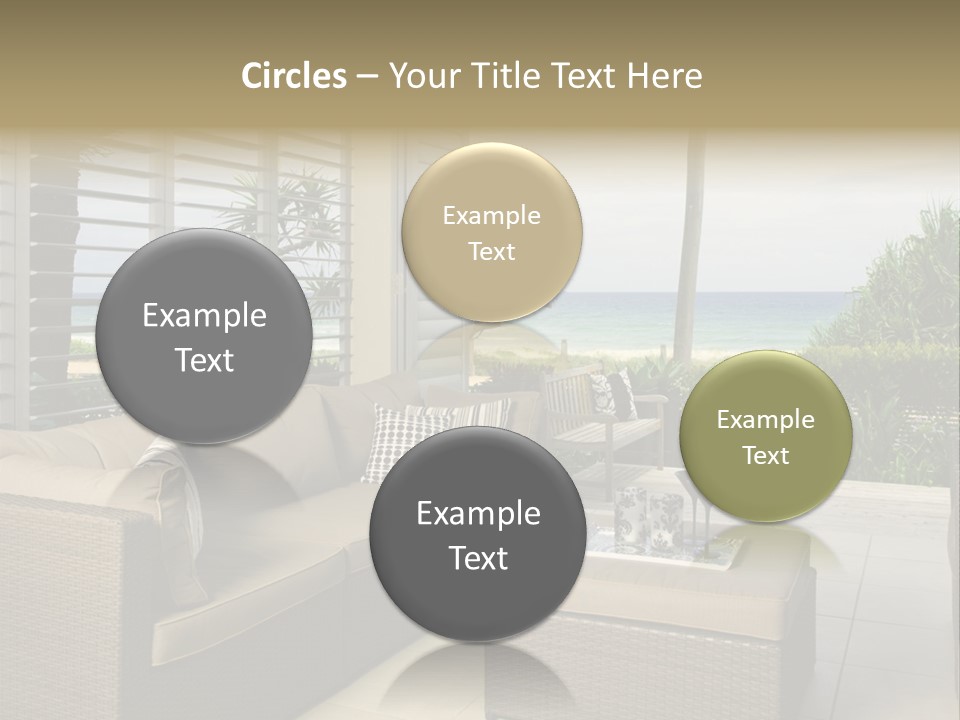 Vacation Domestic Balcony PowerPoint Template