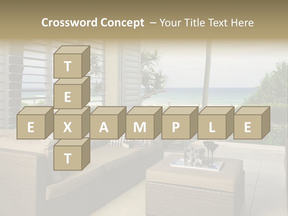 Vacation Domestic Balcony PowerPoint Template