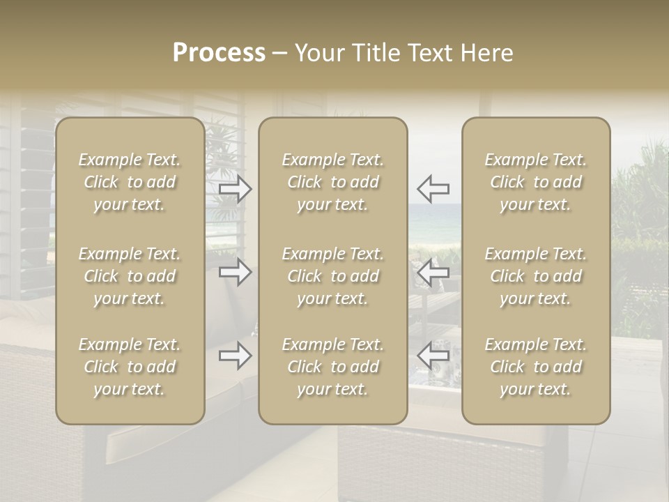 Vacation Domestic Balcony PowerPoint Template