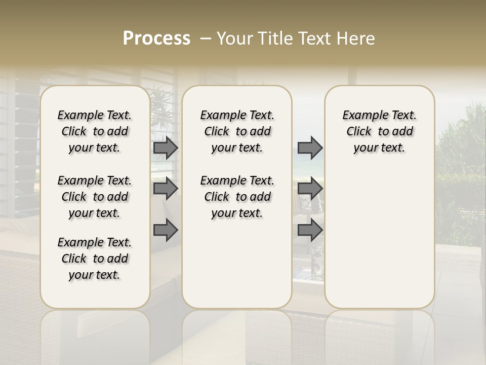Vacation Domestic Balcony PowerPoint Template