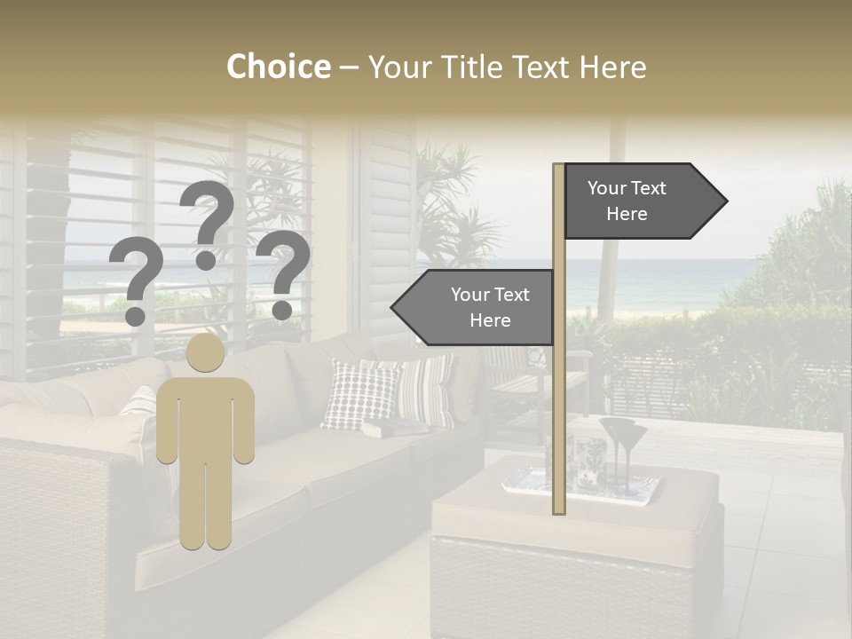 Vacation Domestic Balcony PowerPoint Template