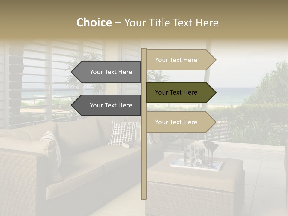Vacation Domestic Balcony PowerPoint Template