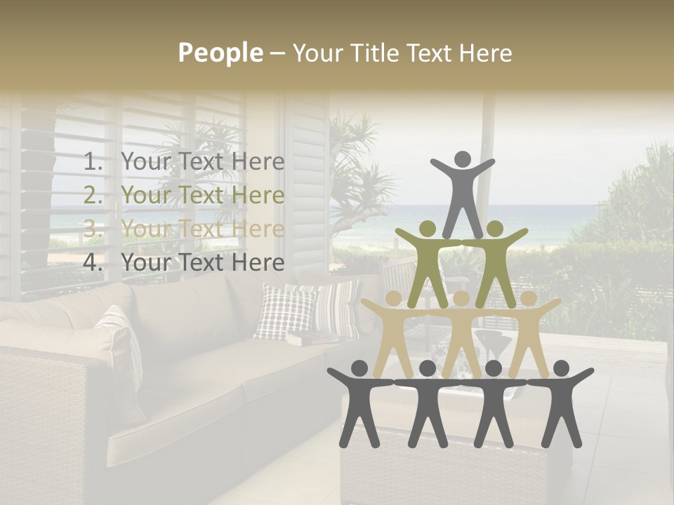 Vacation Domestic Balcony PowerPoint Template