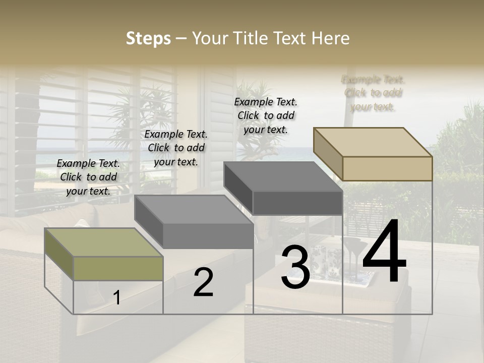 Vacation Domestic Balcony PowerPoint Template