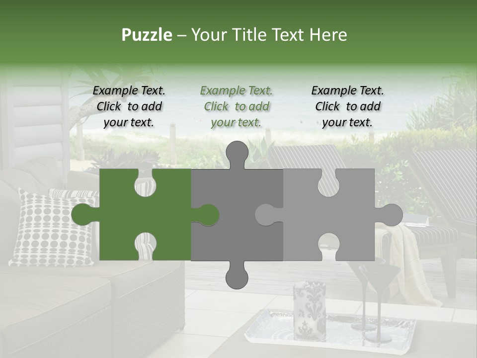 Outdoors Room Beach PowerPoint Template