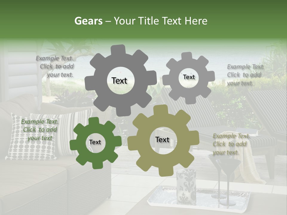 Outdoors Room Beach PowerPoint Template