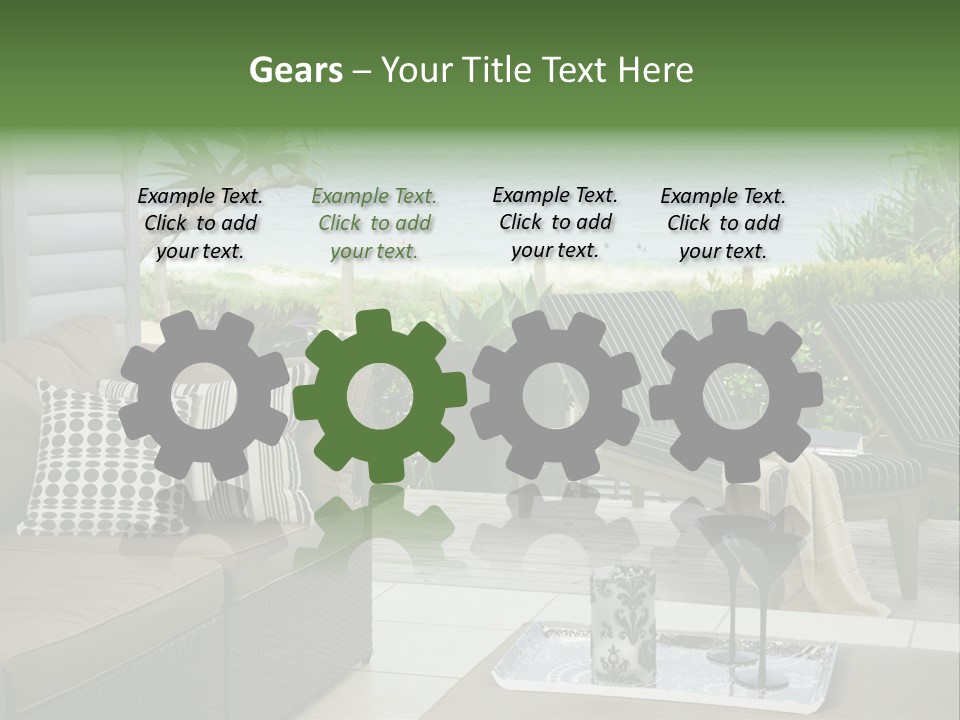 Outdoors Room Beach PowerPoint Template