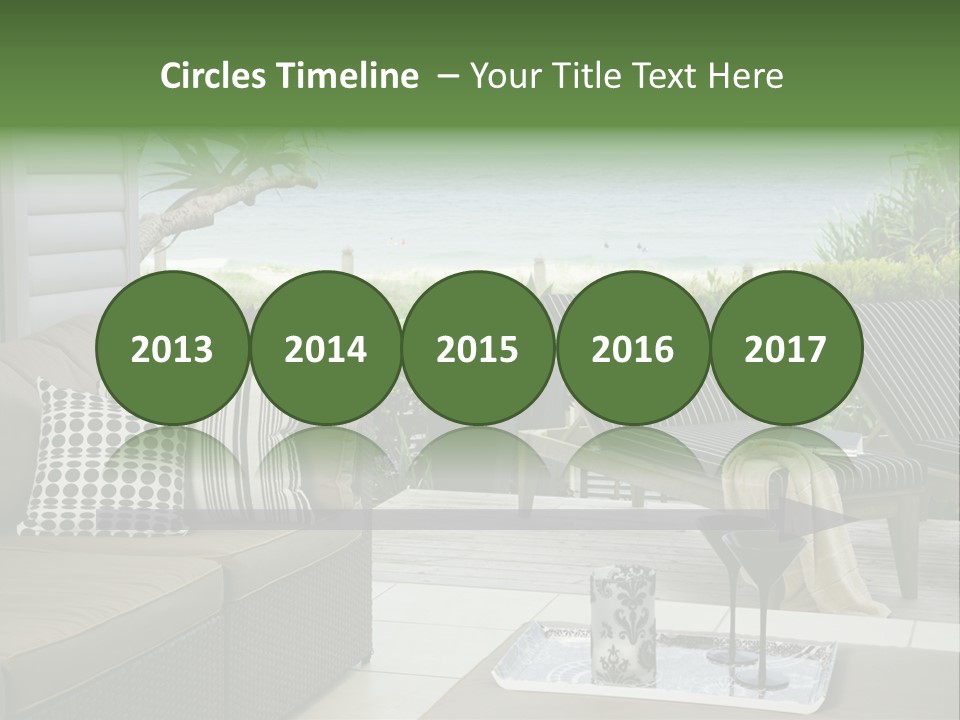 Outdoors Room Beach PowerPoint Template