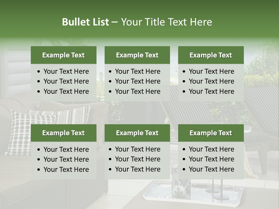 Outdoors Room Beach PowerPoint Template