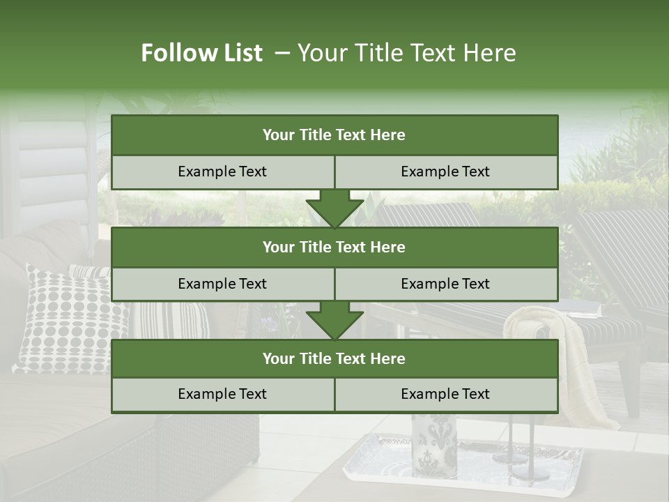 Outdoors Room Beach PowerPoint Template
