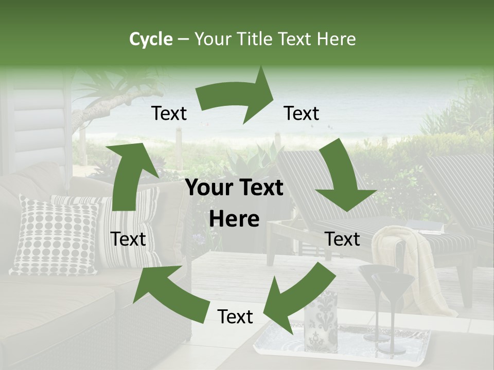 Outdoors Room Beach PowerPoint Template