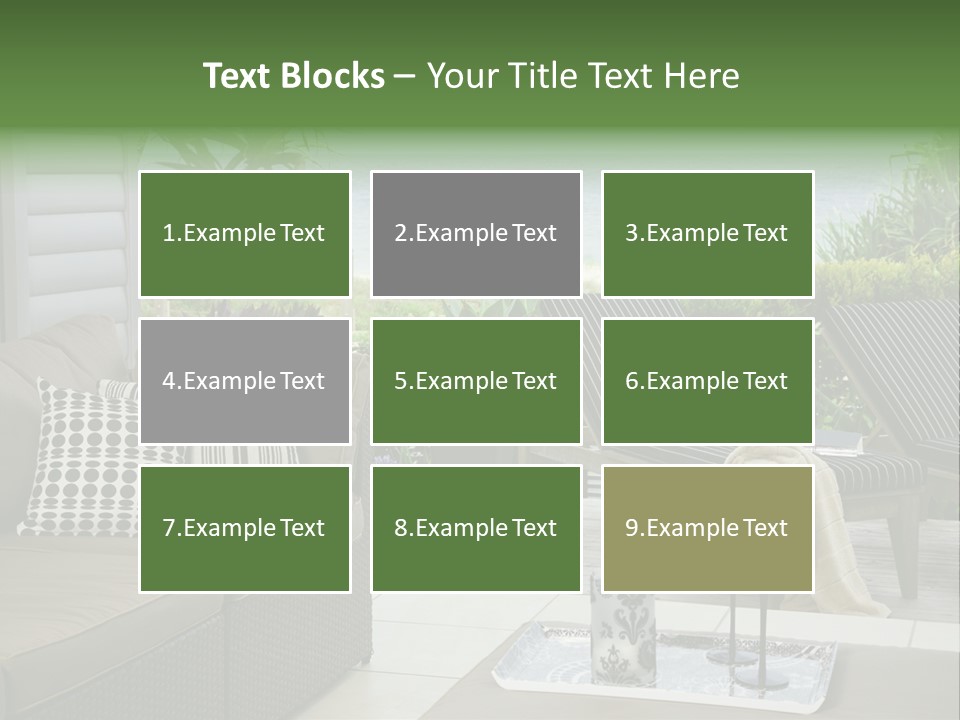 Outdoors Room Beach PowerPoint Template