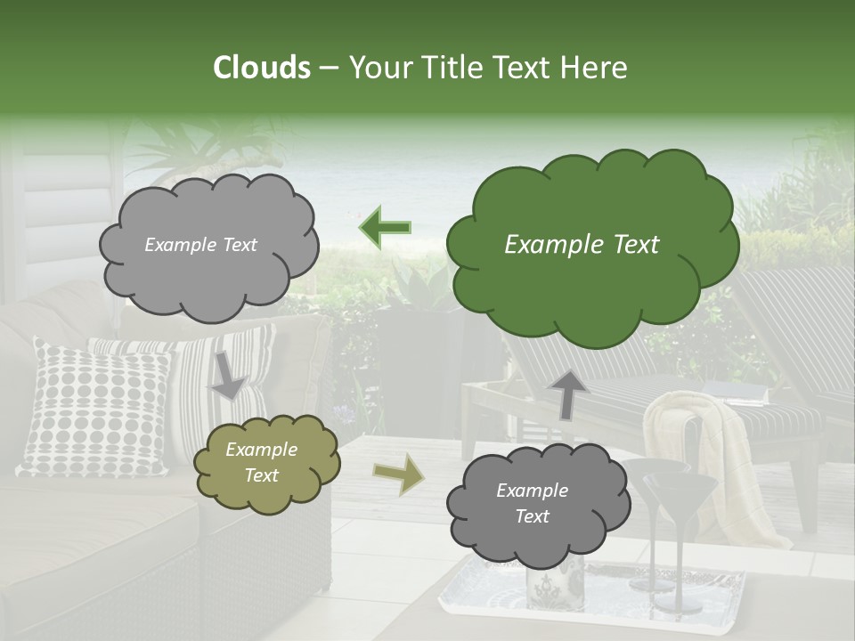 Outdoors Room Beach PowerPoint Template