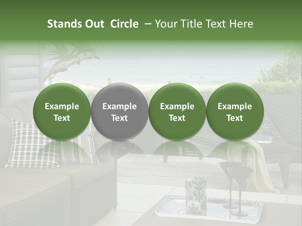 Outdoors Room Beach PowerPoint Template