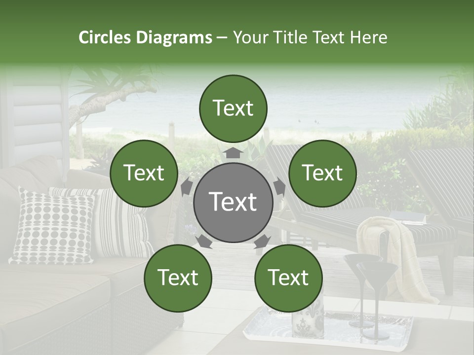 Outdoors Room Beach PowerPoint Template