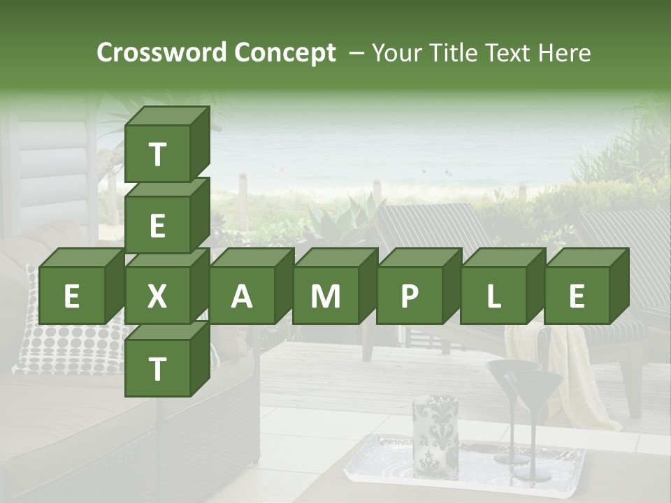 Outdoors Room Beach PowerPoint Template