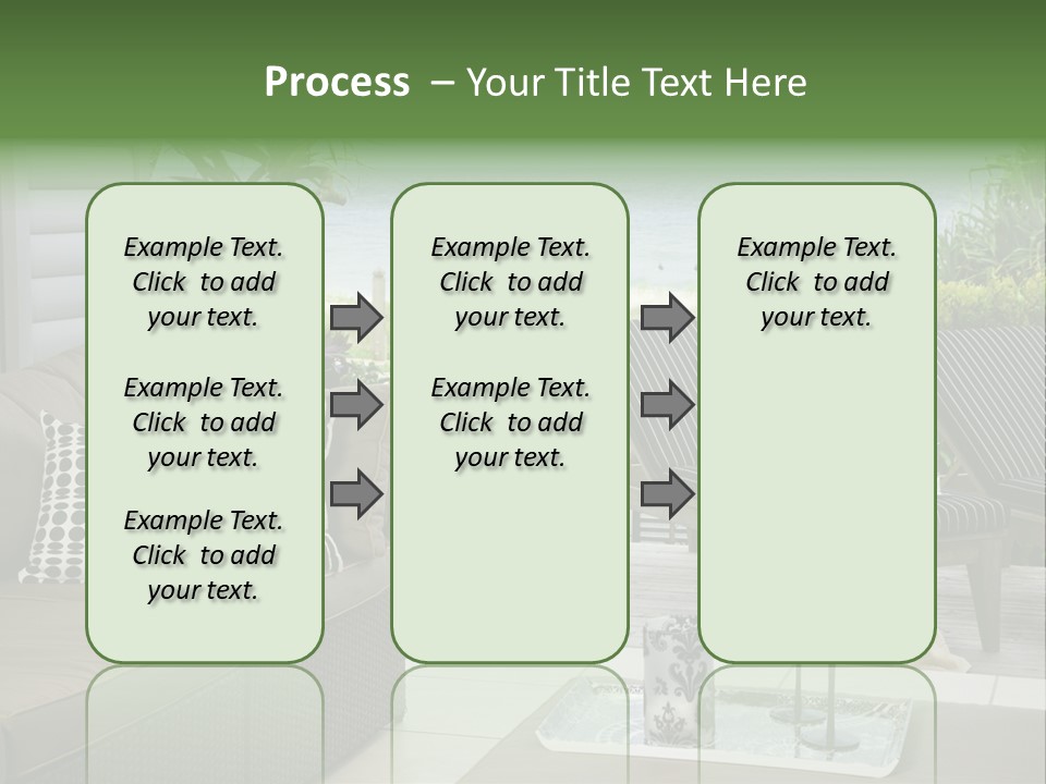 Outdoors Room Beach PowerPoint Template