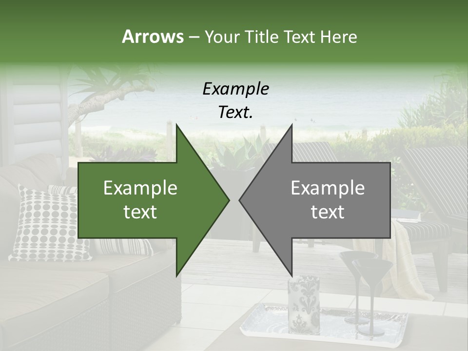 Outdoors Room Beach PowerPoint Template