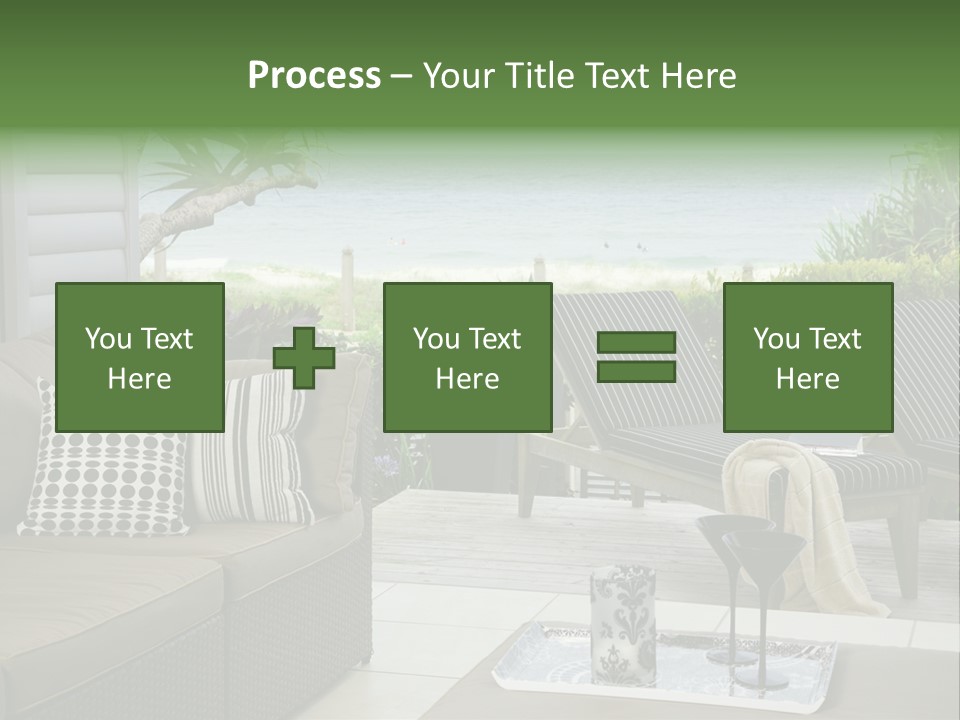 Outdoors Room Beach PowerPoint Template