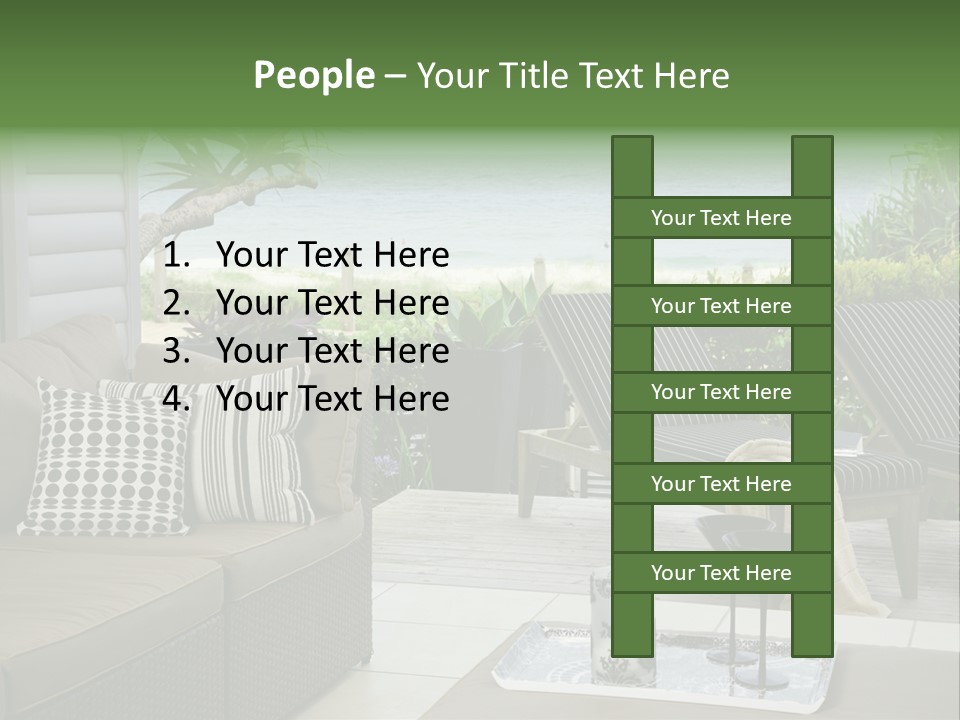 Outdoors Room Beach PowerPoint Template