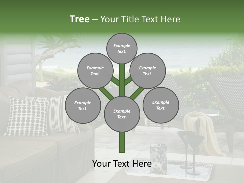 Outdoors Room Beach PowerPoint Template