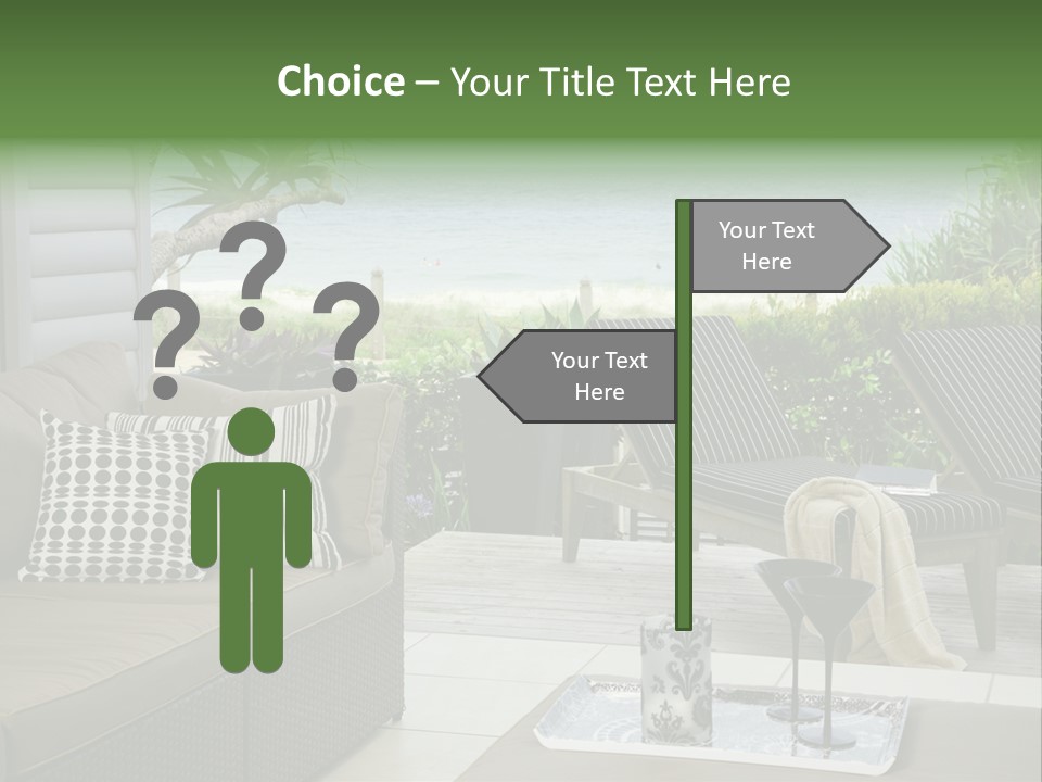 Outdoors Room Beach PowerPoint Template