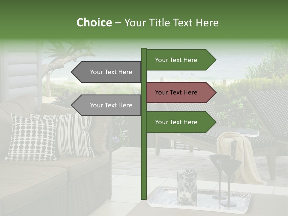 Outdoors Room Beach PowerPoint Template