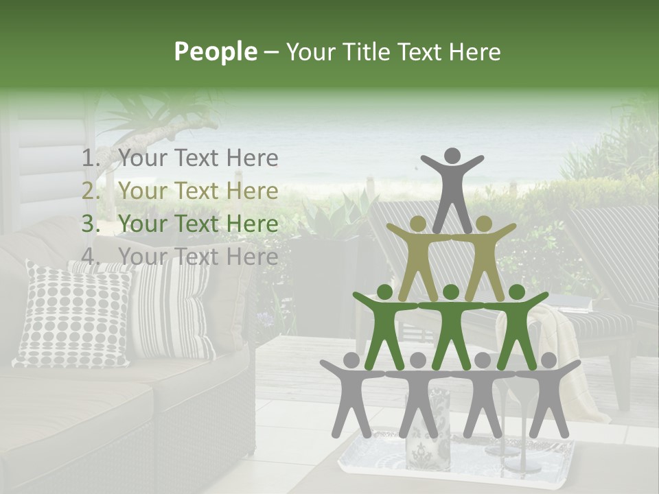 Outdoors Room Beach PowerPoint Template