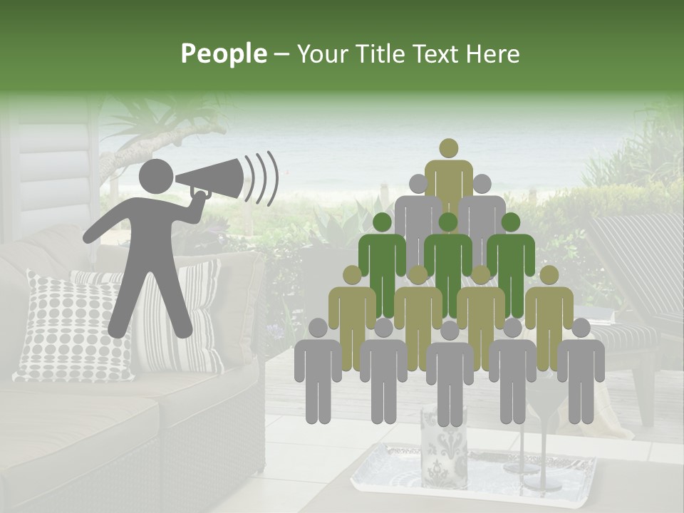 Outdoors Room Beach PowerPoint Template