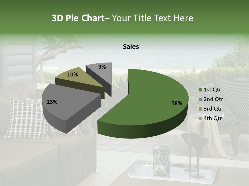 Outdoors Room Beach PowerPoint Template