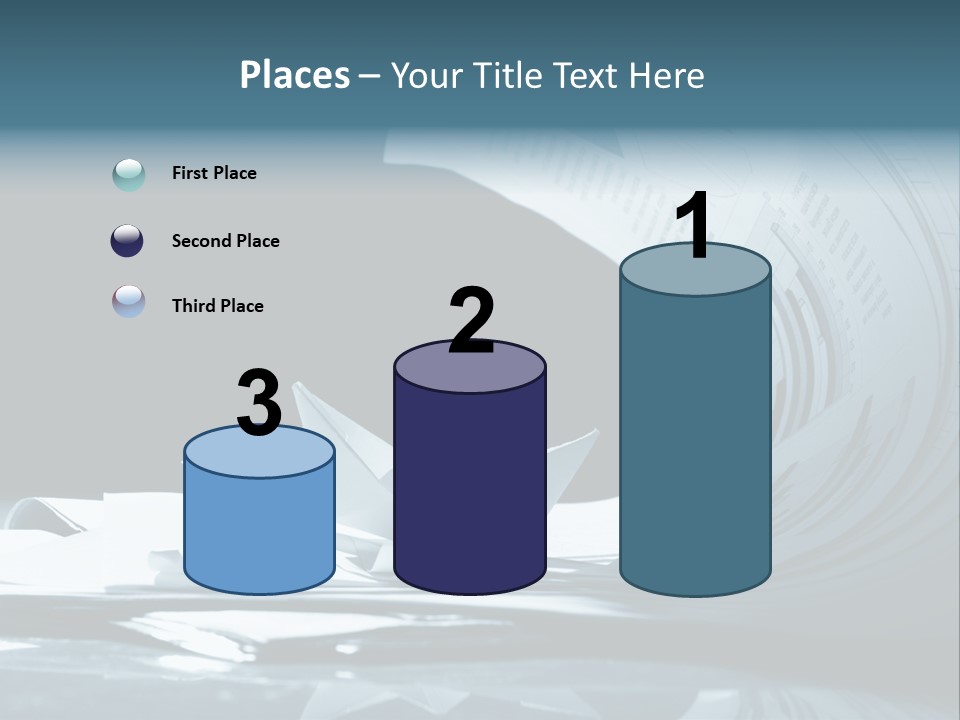 Managing Ocean Report PowerPoint Template